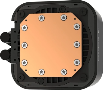 Система водяного охлаждения Deepcool LQ240 ARGB Soc-AM5/AM4/1200/1700/1851 черный 4-pin 38.71dB Al LCD 300W 1530gr Ret (R-LQ240-BKLSMW-G-1) - купить недорого с доставкой в интернет-магазине