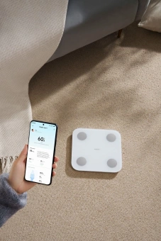 Весы напольные электронные Xiaomi Body Composition Scale S400 макс.150кг белый - купить недорого с доставкой в интернет-магазине