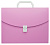 Портфель Бюрократ Pastel PASTPP01PINK 1 отдел. A4 пластик 0.7мм розовый