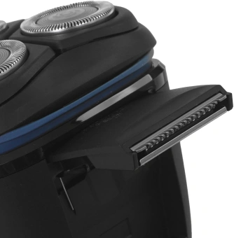 Бритва роторная Philips Series 3000 S3144/00 реж.эл.:3 питан.:аккум. черный/синий - купить недорого с доставкой в интернет-магазине