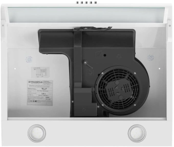 Вытяжка козырьковая Maunfeld MP-1 60 белый управление: кнопочное (1 мотор) - купить недорого с доставкой в интернет-магазине