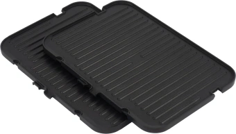 Электрогриль Hyundai HYG-5020 2000Вт серебристый/черный - купить недорого с доставкой в интернет-магазине