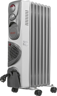Радиатор масляный Ресанта ОМ-7НВ 1900Вт белый - купить недорого с доставкой в интернет-магазине