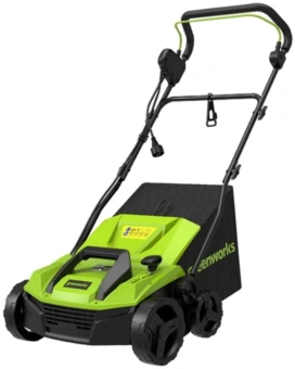Аэратор Greenworks GDT15 электр. 1600Вт 3200об/мин (2515507) - купить недорого с доставкой в интернет-магазине