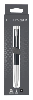 Ручка шариков. Parker Urban Core (CW2150858) Muted Black CT M черн. черн. подар.кор.европод. - купить недорого с доставкой в интернет-магазине