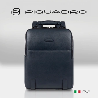 Рюкзак мужской Piquadro Modus Special CA4818MOS/BLU синий натур.кожа - купить недорого с доставкой в интернет-магазине