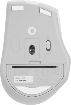 Мышь A4Tech Fstyler FG30S белый/серый оптическая 2000dpi silent беспров. USB 6but (FG30S WHITE) - купить недорого с доставкой в интернет-магазине