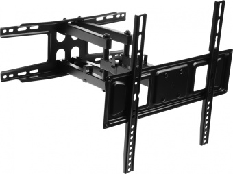 Кронштейн для телевизора Ultramounts UM908 черный 32"-75" макс.40кг настенный поворотно-выдвижной и наклонный - купить недорого с доставкой в интернет-магазине