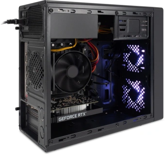 ПК IRU Tactio 310H6SEA MT i5 12400F (2.5) 16Gb SSD512Gb RTX3050 8Gb FreeDOS GbitEth 500W черный (2111269) - купить недорого с доставкой в интернет-магазине