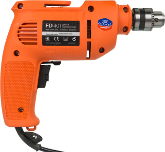 Дрель безударная Patriot FD 401 THE ONE 420Вт патрон:кулачковый реверс (120301401) - купить недорого с доставкой в интернет-магазине