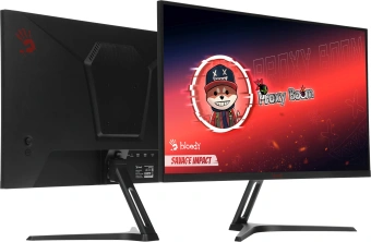 Монитор Bloody 23.8" MN240F черный IPS LED 1ms 16:9 HDMI M/M матовая 280cd 178гр/178гр 1920x1080 180Hz G-Sync DP FHD 2.9кг - купить недорого с доставкой в интернет-магазине