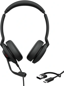 Наушники с микрофоном Jabra Evolve2 30 SE черный 1.5м накладные USB оголовье (23189-999-779) - купить недорого с доставкой в интернет-магазине