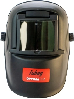 Маска сварщика Fubag Flip-Flap Optima 11F филь.:стекло см.экр.110x90мм черный (41101) - купить недорого с доставкой в интернет-магазине