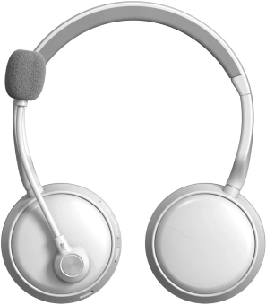 Наушники с микрофоном A4Tech BH230 белый/серый мониторные BT оголовье (BH230 WHITE) - купить недорого с доставкой в интернет-магазине