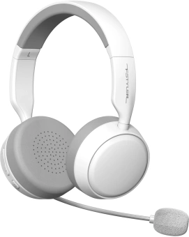 Наушники с микрофоном A4Tech BH230 белый/серый мониторные BT оголовье (BH230 WHITE) - купить недорого с доставкой в интернет-магазине