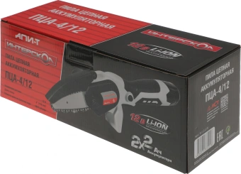 Цепная пила Интерскол ПЦА-4/12 аккум. дл.шины:4"(10cm) (811.2.2.70) - купить недорого с доставкой в интернет-магазине