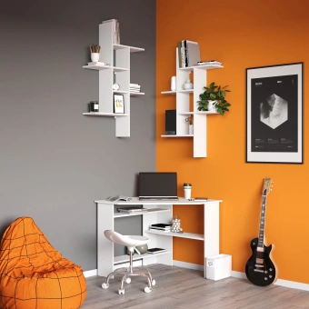 Стол для компьютера Сокол КСТ-02 столешница ЛДСП белый (00-00010954) - купить недорого с доставкой в интернет-магазине