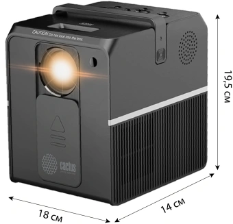 Проектор Cactus CS-PRC.04B.Full HD-A LCD 3500Lm LS 240Lm ANSI (1920x1080) 1000:1 ресурс лампы:50000часов 1xUSB typeA 1xHDMI 1.35кг - купить недорого с доставкой в интернет-магазине