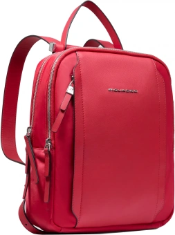 Рюкзак женский Piquadro Lyra CA5566W92T/R красный ткань/натур.кожа - купить недорого с доставкой в интернет-магазине