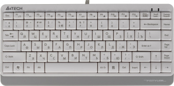 Клавиатура A4Tech FK11 белый USB slim (FK11 USB (WHITE)) кабель 1.5м - купить недорого с доставкой в интернет-магазине