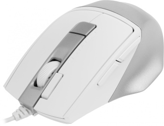Мышь A4Tech Fstyler FM45S Air белый/серебристый оптическая 2400dpi silent USB 7but (FM45S AIR USB (SILVER WHITE)) - купить недорого с доставкой в интернет-магазине