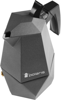 Кофеварка Polaris Kontur-4C алюминий серый (015182) - купить недорого с доставкой в интернет-магазине