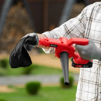 Воздуходувка-пылесос MTX LB-185 пит.:от аккум. красный/черный - купить недорого с доставкой в интернет-магазине