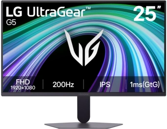 Монитор LG 25" UltraGear 25G523B-B черный IPS LED 1ms 16:9 HDMI матовая 1000:1 300cd 178гр/178гр 1920x1080 FHD 3.5кг - купить недорого с доставкой в интернет-магазине