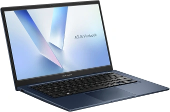 Ноутбук Asus VivoBook 14 X1404VA-I712512 Core i7 1355U 12Gb SSD512Gb Intel Iris Xe graphics 14" IPS FHD (1920x1080) Windows 11 Home Multi Language blue WiFi BT Cam (90NB10I1-M016A0) - купить недорого с доставкой в интернет-магазине