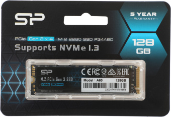 Накопитель SSD Silicon Power PCIe 3.0 x4 128GB SP128GBP34A60M28 M-Series M.2 2280 - купить недорого с доставкой в интернет-магазине