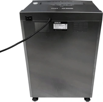 Шредер Office Kit S300 0,8x5 черный (секр.P-7) фрагменты 8лист. 33лтр. пл.карты CD - купить недорого с доставкой в интернет-магазине