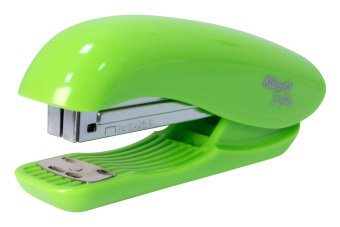 Степлер Kw-Trio 05665green Dolphin 24/6 26/6 (20листов) зеленый 150скоб металл/пластик - купить недорого с доставкой в интернет-магазине
