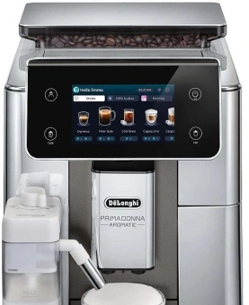 Кофемашина Delonghi Primadonna Aromatic ECAM630.75.TSM 1450Вт серебристый/черный - купить недорого с доставкой в интернет-магазине