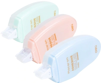 Клеющий роллер Deli EA49201 прозрачный блистер 6мм x 8м Macaron - купить недорого с доставкой в интернет-магазине