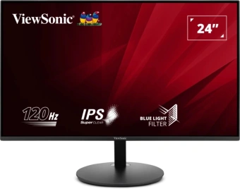Монитор ViewSonic 23.8" VA24E1-H черный IPS LED 5ms 16:9 HDMI матовая 1500:1 250cd 178гр/178гр 1920x1080 120Hz VGA FHD 5.2кг - купить недорого с доставкой в интернет-магазине