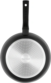 Сковорода Rondell Buffalo RDA-1483 круглая 28см покрытие: Xylan Plus ручка несъемная (без крышки) черный - купить недорого с доставкой в интернет-магазине
