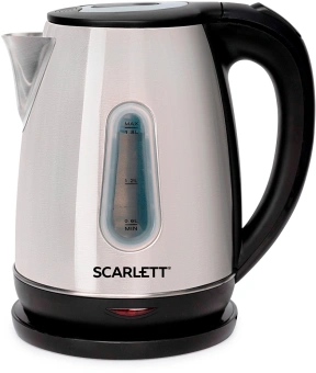 Чайник электрический Scarlett SC-EK21S36 1.8л. 2200Вт черный корпус: сталь - цена, купить или заказать с доставкой в интернет-магазине Чайник электрический Scarlett SC-EK21S36 1.8л. 2200Вт черный корпус: сталь - купить недорого с доставкой в интернет-магазине