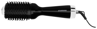 Фен-щетка Starwind SHB 7760 1200Вт черный/серебристый - купить недорого с доставкой в интернет-магазине