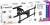 Кронштейн для телевизора Kromax ATLANTIS-65 черный 40"-90" макс.45кг настенный поворотно-выдвижной и наклонный - купить недорого с доставкой в интернет-магазине