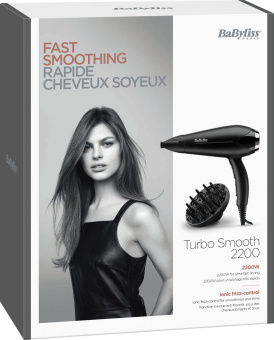 Фен Babyliss D572DE 2200Вт черный/серебристый - купить недорого с доставкой в интернет-магазине