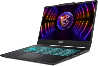 Ноутбук MSI Cyborg 15 A12VF-2064CA Core i7 12650H 16Gb SSD512Gb NVIDIA GeForce RTX4060 8Gb 15.6" IPS FHD (1920x1080) Windows 11 Home Multi Language black WiFi BT Cam (9S7-15K111-2064) - купить недорого с доставкой в интернет-магазине