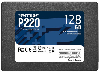 Накопитель SSD Patriot SATA III 128GB P220S128G25 P220 2.5" - купить недорого с доставкой в интернет-магазине