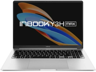 Ноутбук Infinix Inbook Y3H Max YL613H Core i5 12450H 16Gb SSD512Gb Intel UHD Graphics 16" IPS FHD (1920x1200) FreeDOS silver WiFi BT Cam (71008302494) - купить недорого с доставкой в интернет-магазине