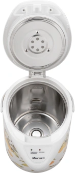 Термопот Maxwell MW-1756 3.8л. 750Вт белый/рисунок - купить недорого с доставкой в интернет-магазине