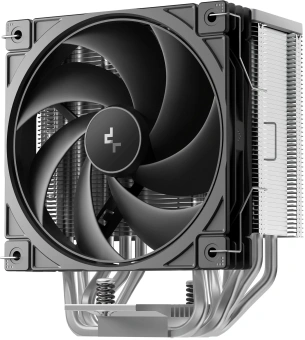Устройство охлаждения(кулер) Deepcool AG600 нет подсветки Soc-AM5/AM4/1200/1700/1851 серебристый/черный 4-pin 29.22dB Al+Cu 260W 686gr Ret (R-AG600-BKNPMG2-G) - купить недорого с доставкой в интернет-магазине