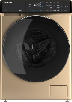 Стиральная машина Hiberg i-DDQ9-712 G класс: A+++ загр.фронтальная макс.:7кг золотистый инвертор - купить недорого с доставкой в интернет-магазине