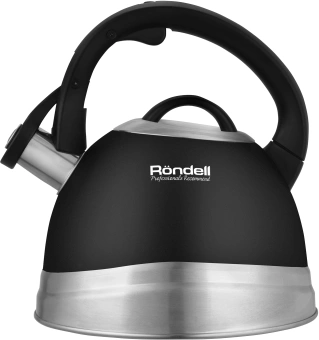 Чайник металлический Rondell Walzer RDS-1827 2.7л. черный - купить недорого с доставкой в интернет-магазине