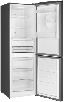 Холодильник Weissgauff WRK 185 Total NoFrost Inverter Black Glass 2-хкамерн. черный инвертер - купить недорого с доставкой в интернет-магазине