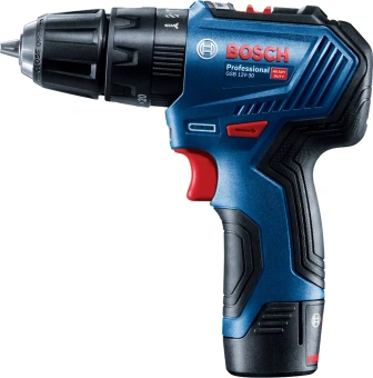 Дрель-шуруповерт Bosch GSB 12V-30 аккум. патрон:быстрозажимной (кейс в комплекте) (06019G9100) - купить недорого с доставкой в интернет-магазине
