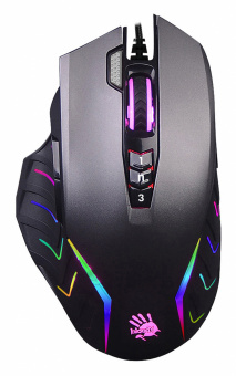 Мышь A4Tech Bloody J95s серый оптическая 8000dpi USB3.0 9but (J95S GREY) - купить недорого с доставкой в интернет-магазине